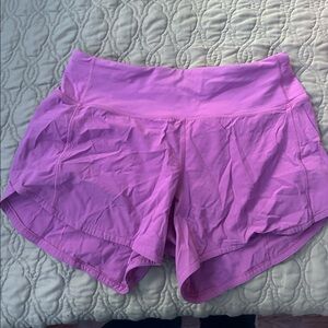 lululemon speed up mid rise lines short 4”
